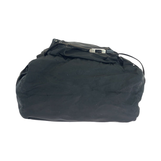 PRADA Backpack V135 Nylon black Test Triangle With logo