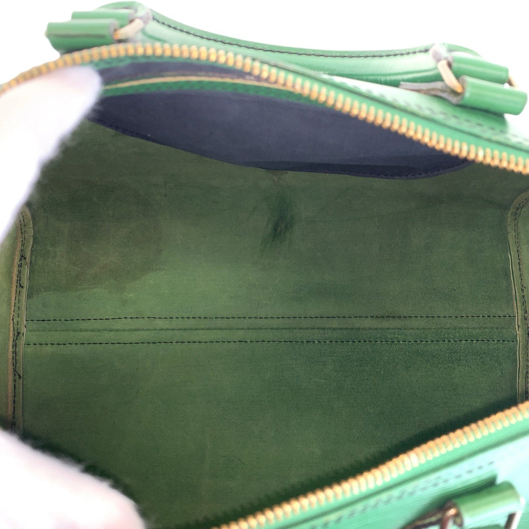 LOUIS VUITTON Handbag M42994 leather Borneo Green Gold Metal Epi Speedy 35