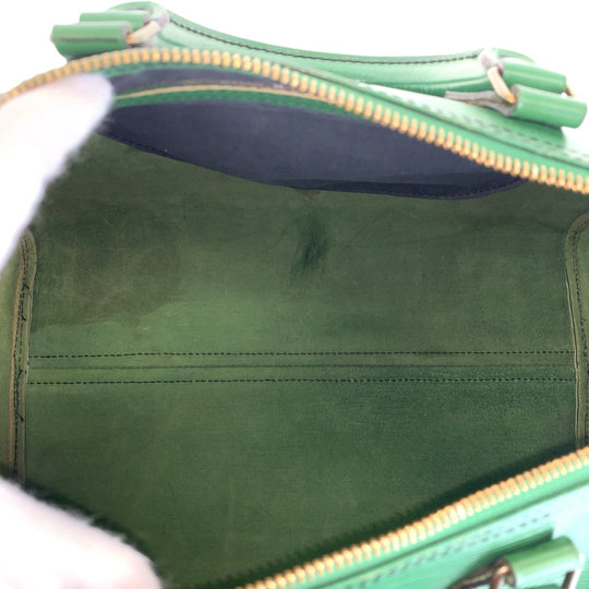LOUIS VUITTON Handbag M42994 leather Borneo Green Gold Metal Epi Speedy 35