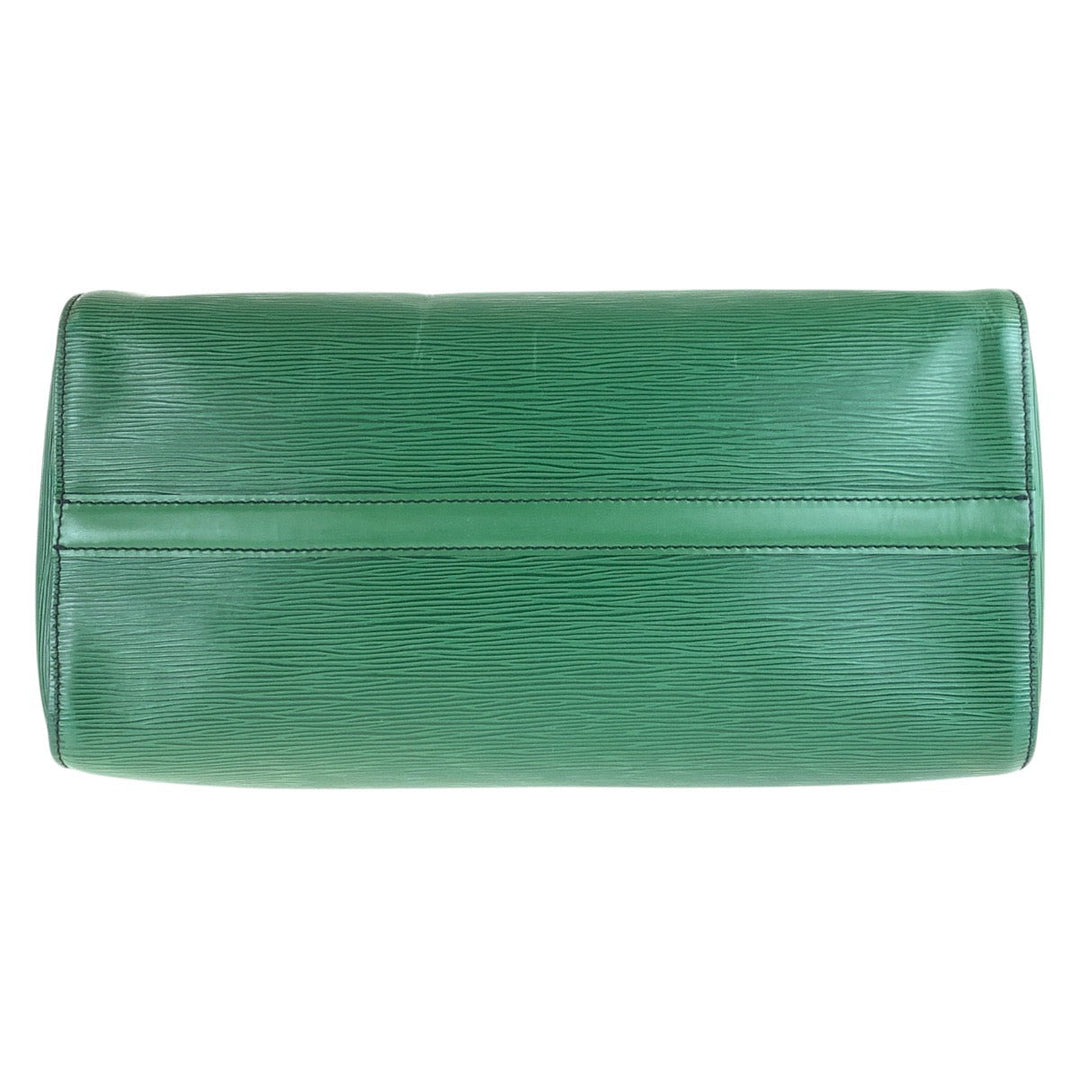 LOUIS VUITTON Handbag M42994 leather Borneo Green Gold Metal Epi Speedy 35
