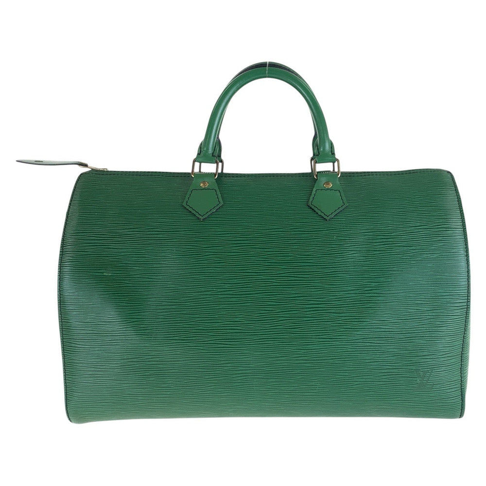 LOUIS VUITTON Handbag M42994 leather Borneo Green Gold Metal Epi Speedy 35