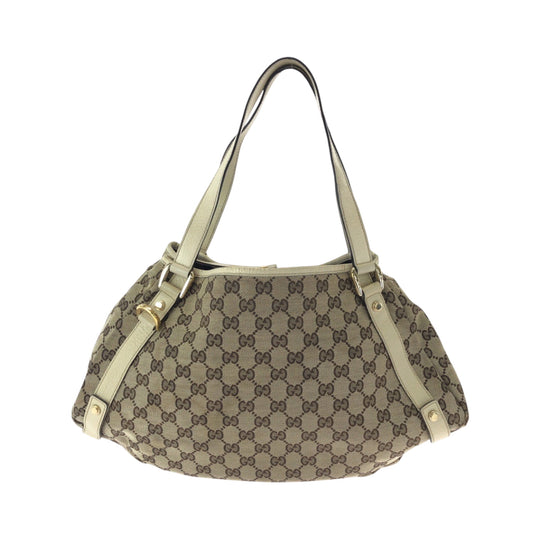 GUCCI Tote Bag GG canvas beige