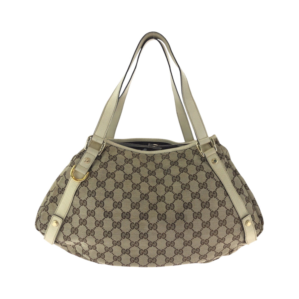 GUCCI Tote Bag GG canvas beige