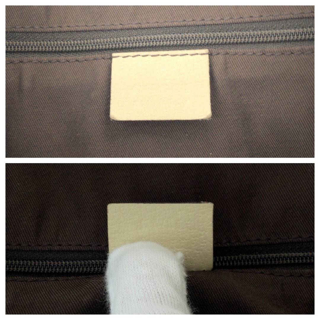 GUCCI Tote Bag GG canvas beige