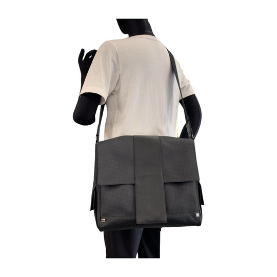 Dunhill Shoulder Bag PVC black