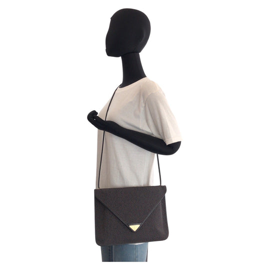 Yves Saint Laurent Shoulder Bag PVC gray YSL