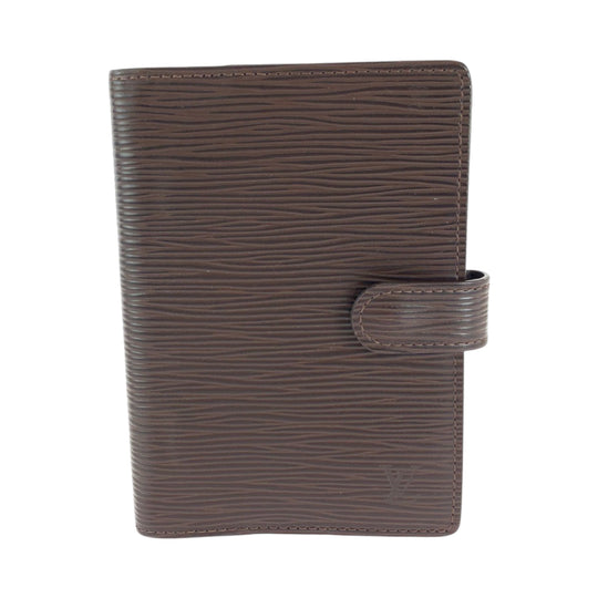 LOUIS VUITTON Notebook cover R2005D Epi Leather Brown Epi Agenda PM