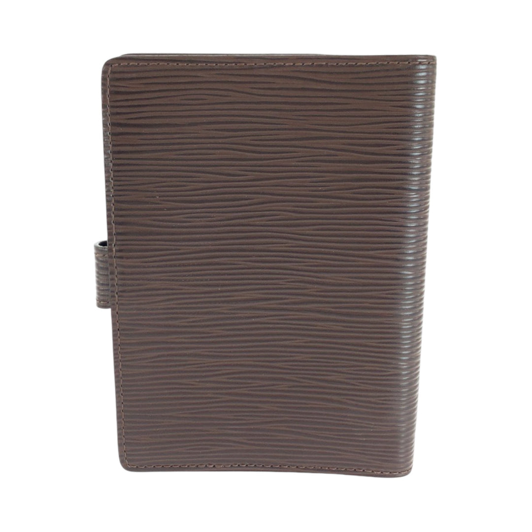 LOUIS VUITTON Notebook cover R2005D Epi Leather Brown Epi Agenda PM