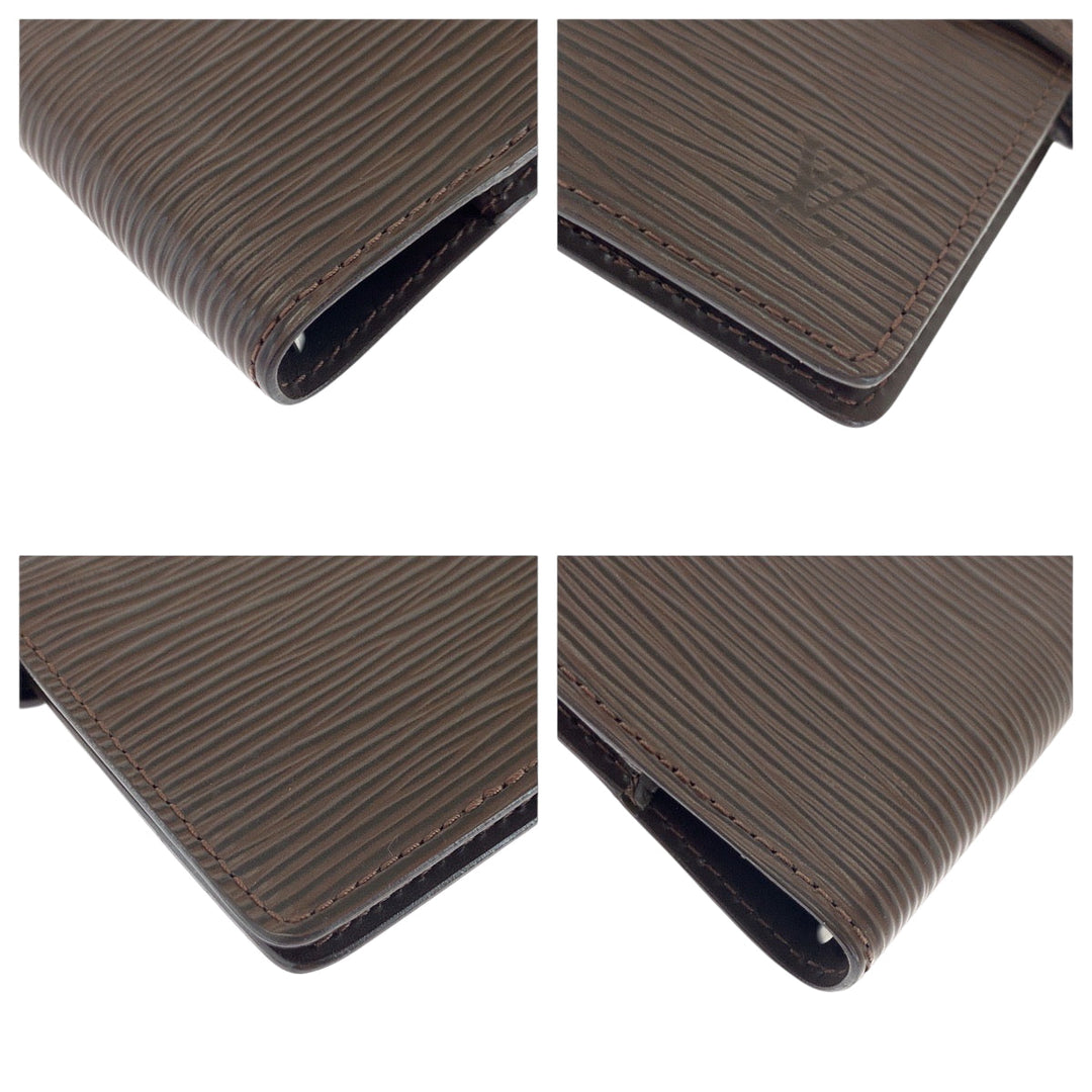 LOUIS VUITTON Notebook cover R2005D Epi Leather Brown Epi Agenda PM