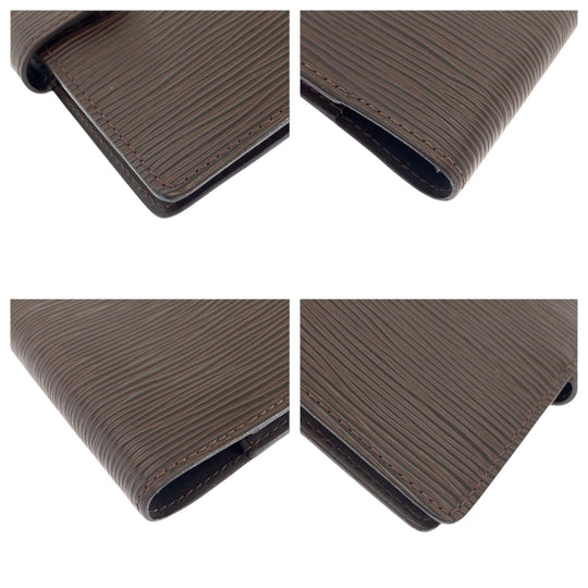 LOUIS VUITTON Notebook cover R2005D Epi Leather Brown Epi Agenda PM