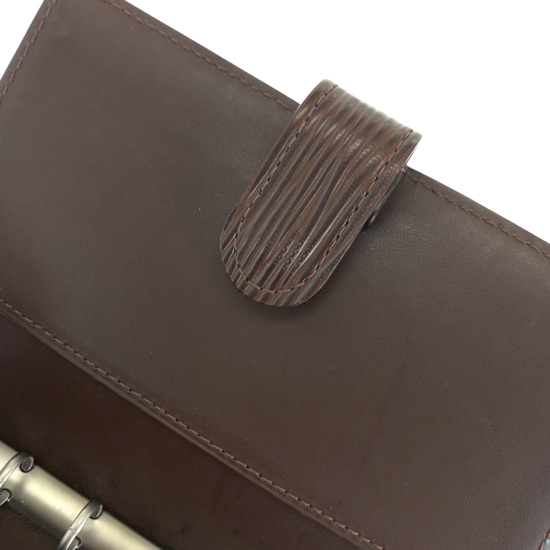 LOUIS VUITTON Notebook cover R2005D Epi Leather Brown Epi Agenda PM