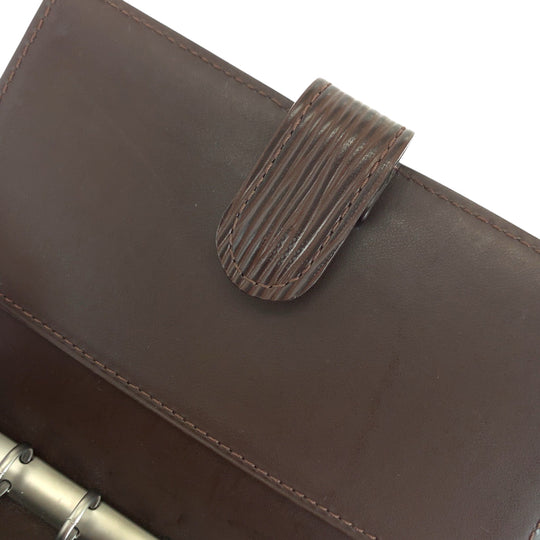 LOUIS VUITTON Notebook cover R2005D Epi Leather Brown Epi Agenda PM