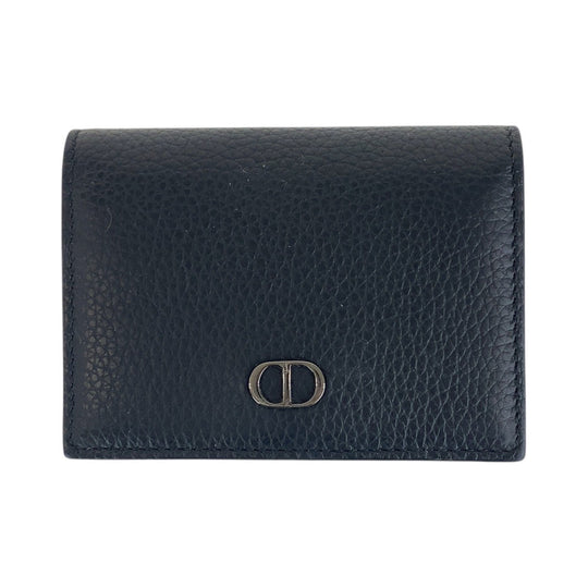 Dior Card Case leather black