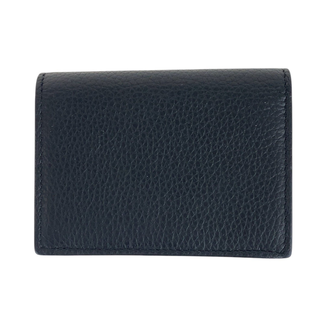 Dior Card Case leather black