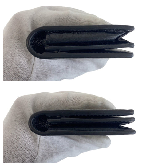 Dior Card Case leather black