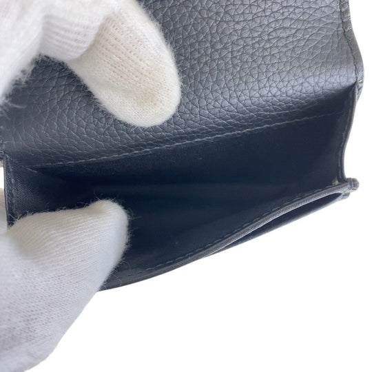Dior Card Case leather black