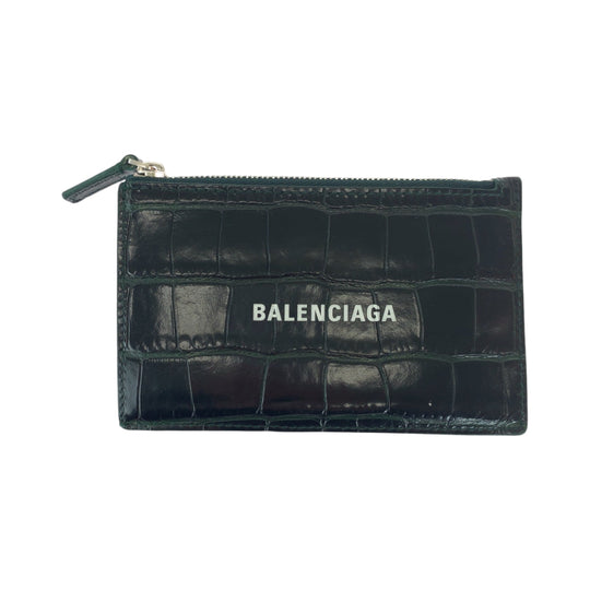 Dior Coin case 640535 leather black Embossing