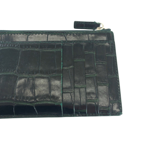 Dior Coin case 640535 leather black Embossing