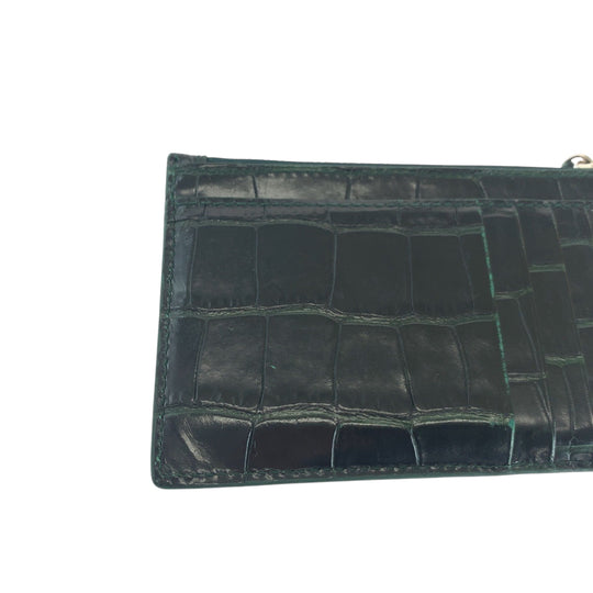 Dior Coin case 640535 leather black Embossing
