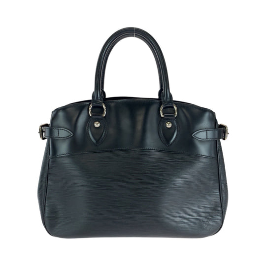 LOUIS VUITTON Handbag M59262 Epi Leather Black SilverMetal Epi Passy PM