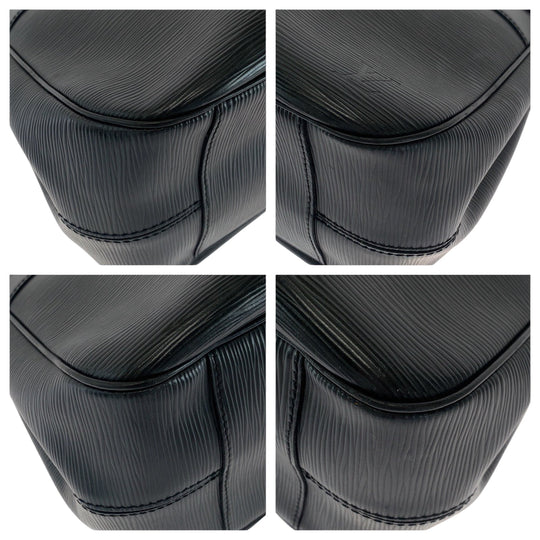 LOUIS VUITTON Handbag M59262 Epi Leather Black SilverMetal Epi Passy PM