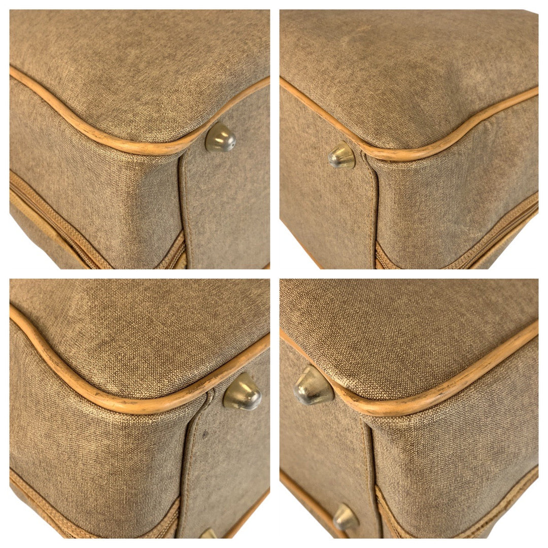 GUCCI Boston Duffel bag 012 39 4863 PVC beige Sherry Line Old Gucci