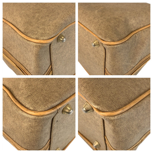 GUCCI Boston Duffel bag 012 39 4863 PVC beige Sherry Line Old Gucci