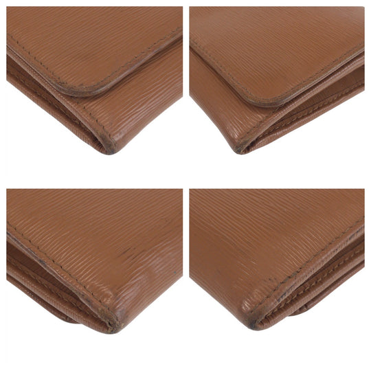 PRADA Long Wallet Purse leather Brown