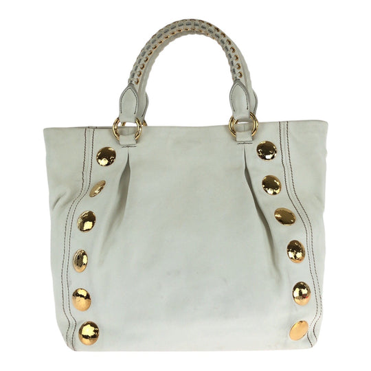 Miu Miu Tote Bag leather white