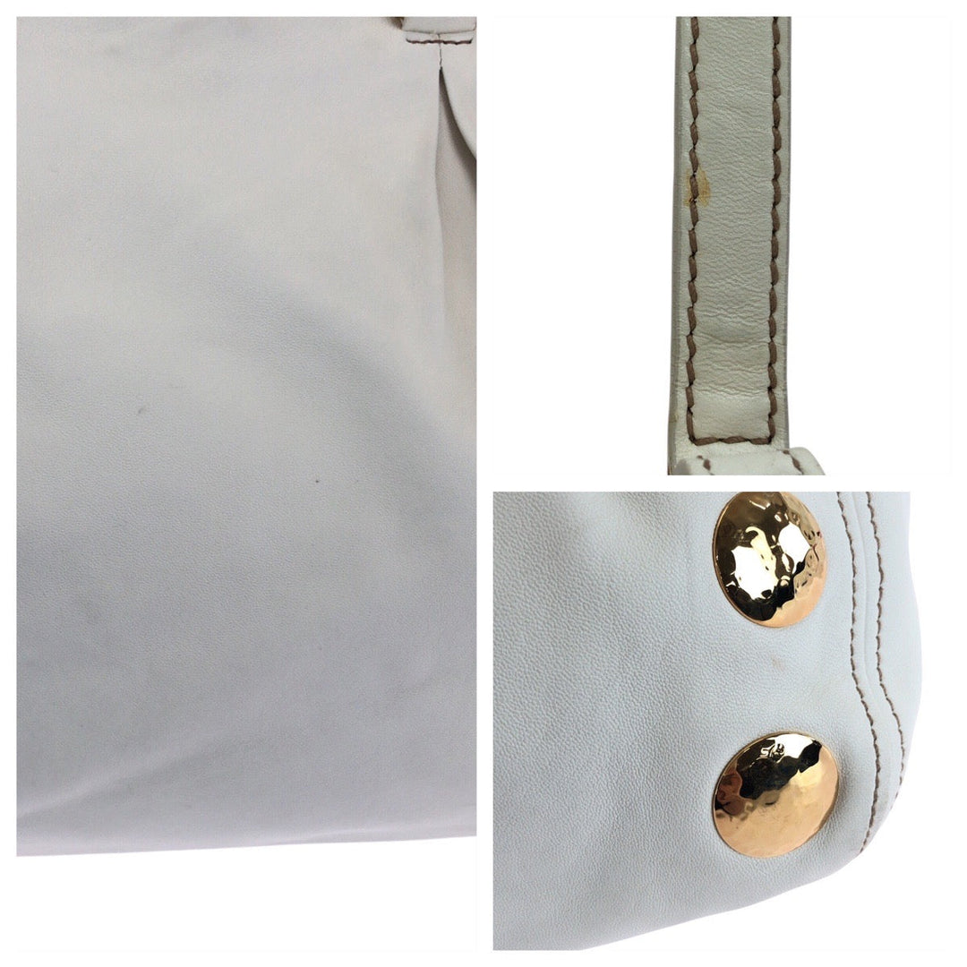 Miu Miu Tote Bag leather white