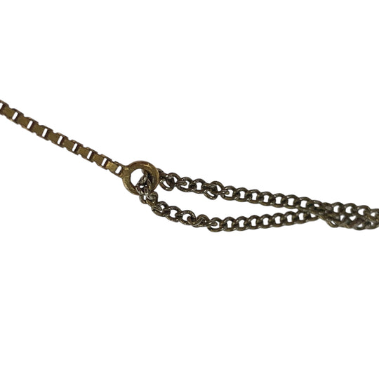 CHANEL Necklace plating gold COCO Mark