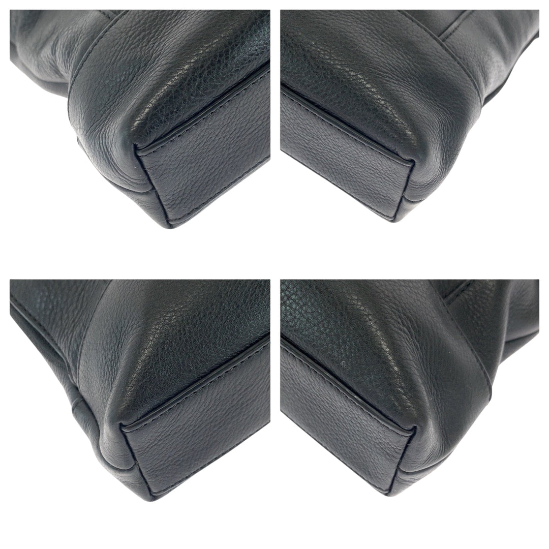 COACH Shoulder Bag leather black