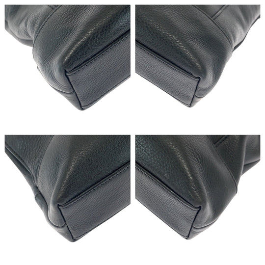 COACH Shoulder Bag leather black