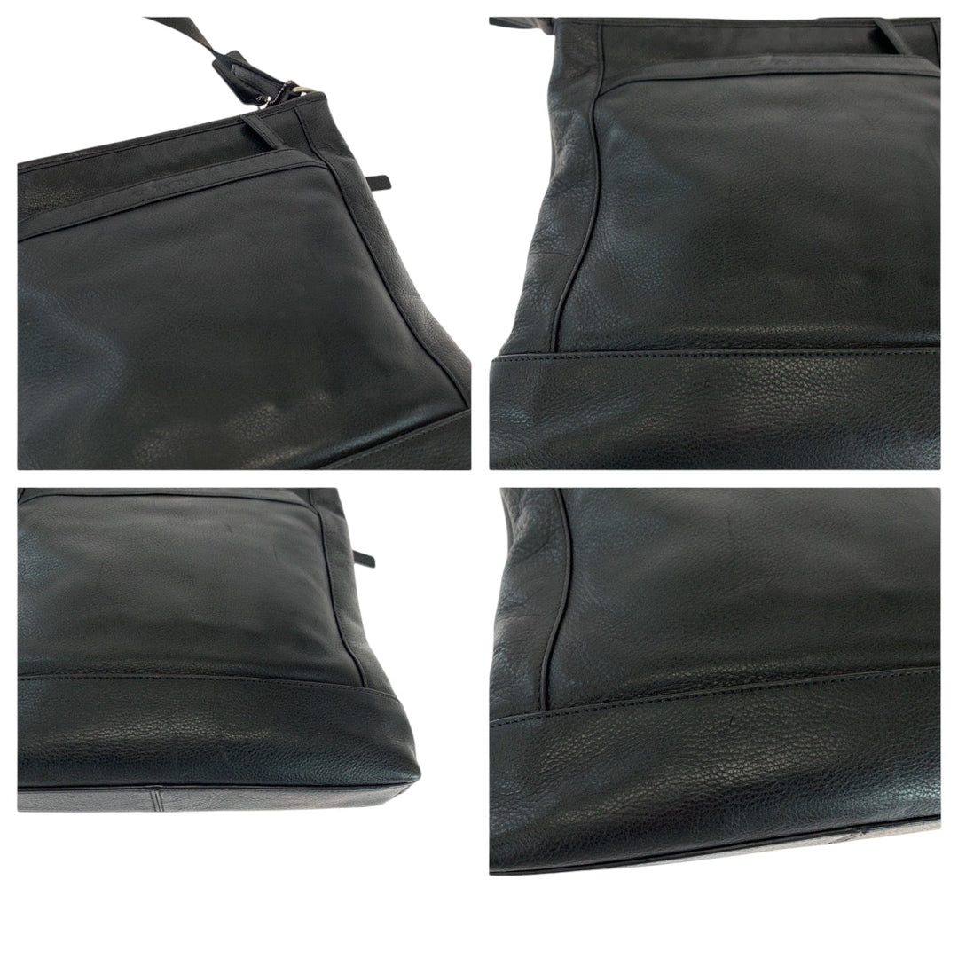 COACH Shoulder Bag leather black