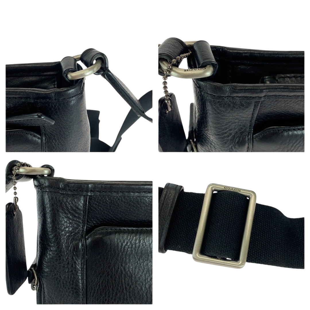 COACH Shoulder Bag leather black
