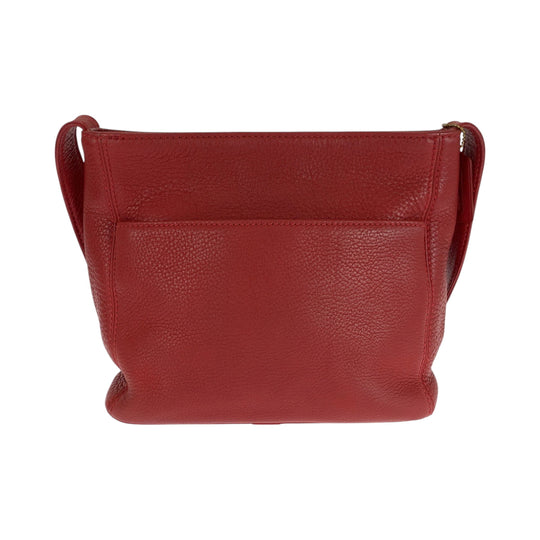 COACH Shoulder Bag leather Red Old coach
