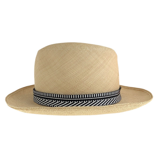 HERMES hat straw beige Panama hat 56
