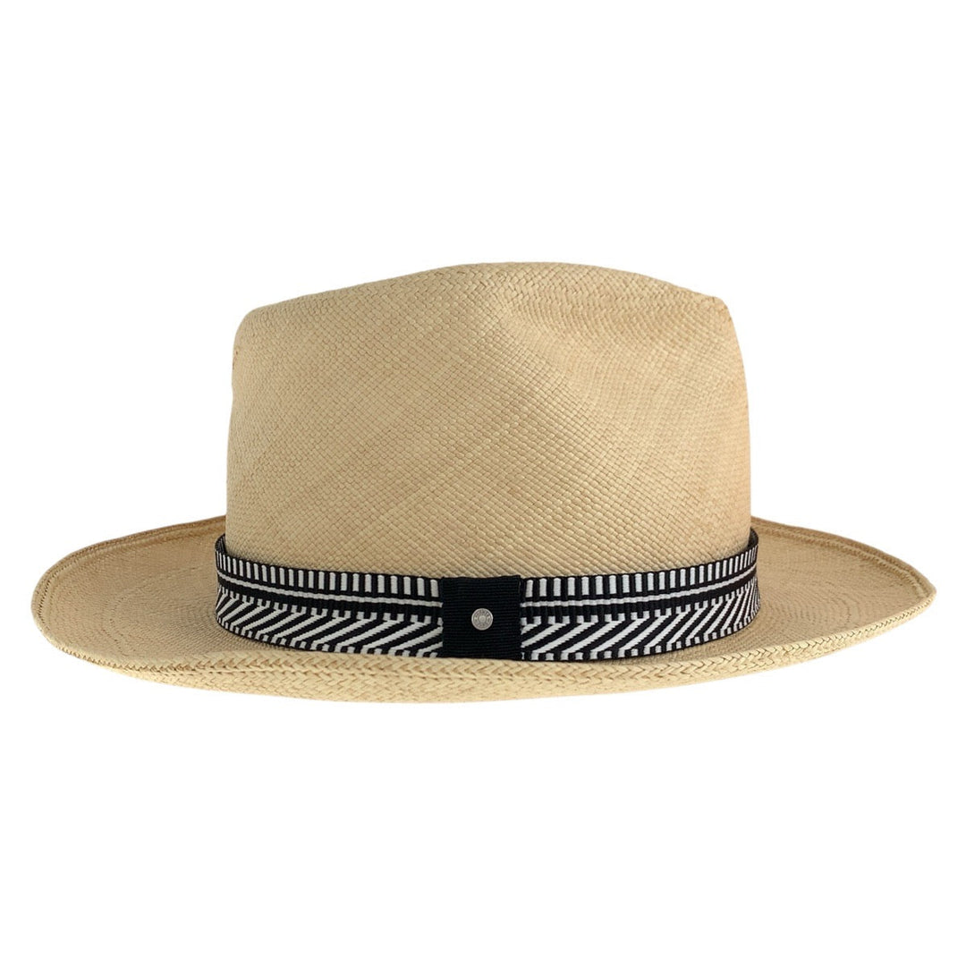 HERMES hat straw beige Panama hat 56