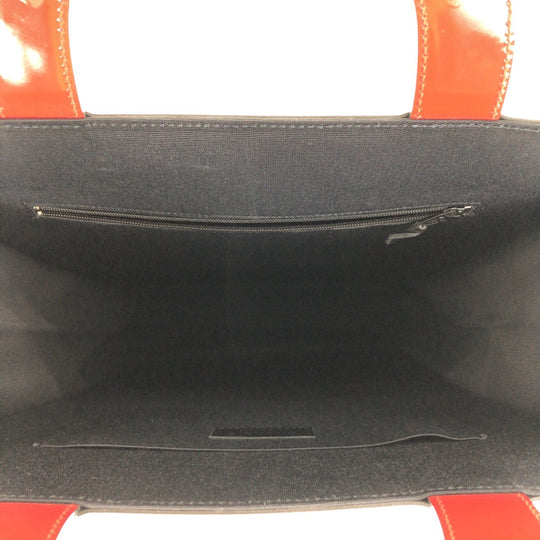 CHANEL Tote Bag enamel Red Chocolate Bar Mademoiselle Coco Chanel