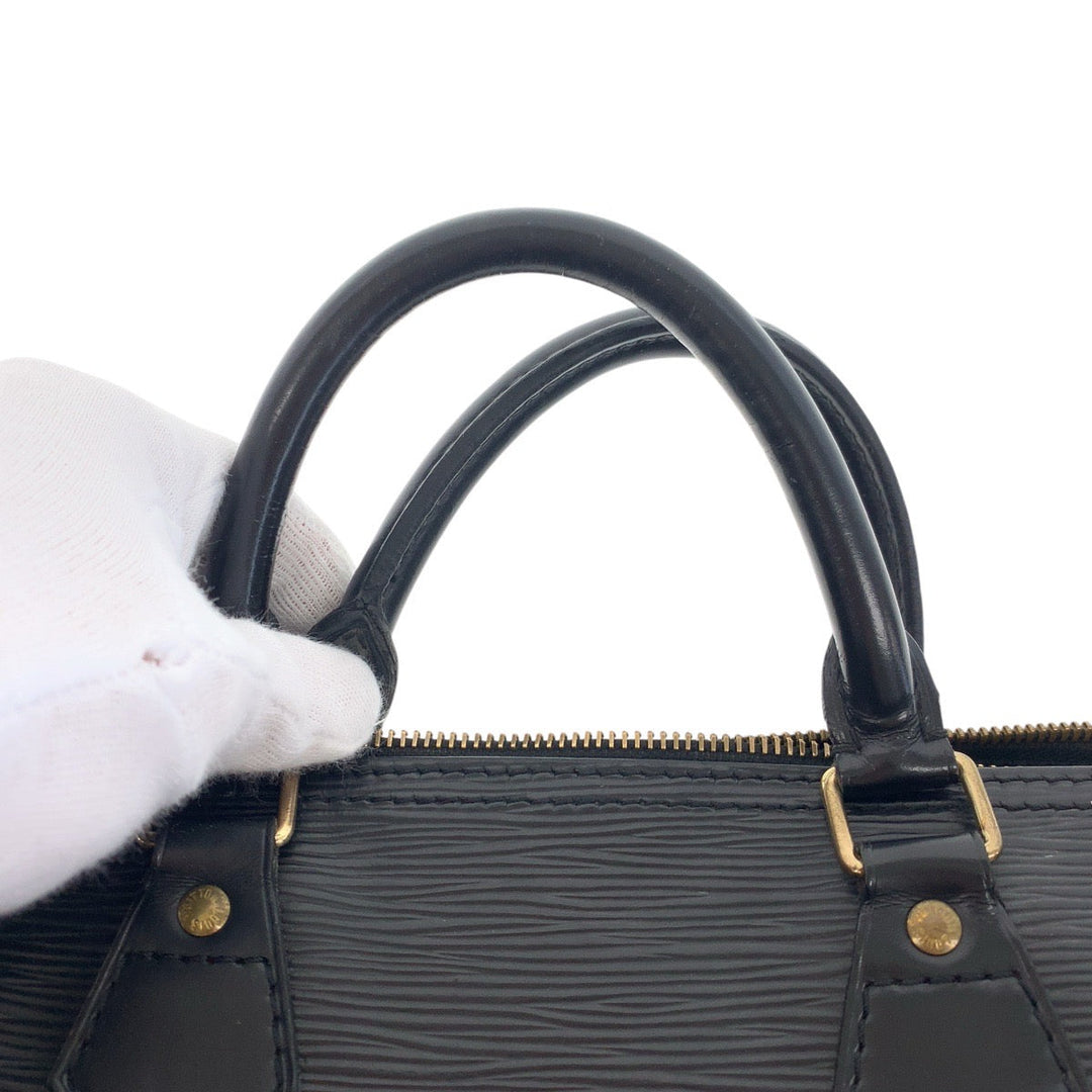 LOUIS VUITTON Handbag M59022 leather Noir Black Gold Metal Epi Speedy 30