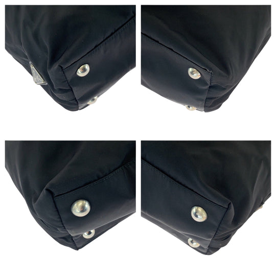 PRADA Handbag VA0523 Nylon black Test Triangle With logo