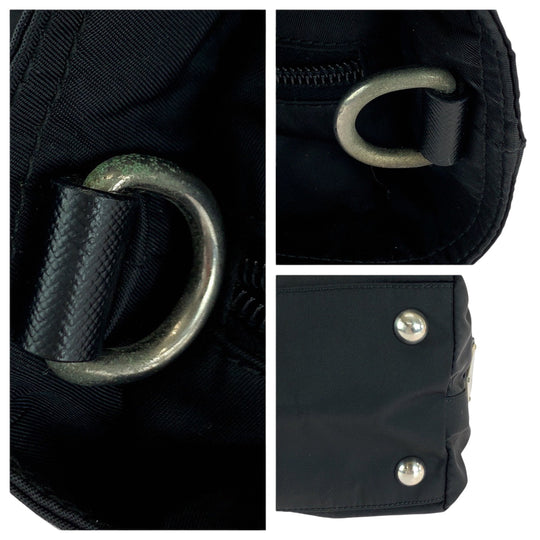 PRADA Handbag VA0523 Nylon black Test Triangle With logo
