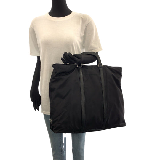 PRADA Handbag VA0523 Nylon black Test Triangle With logo