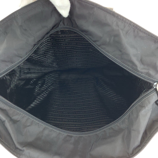 PRADA Handbag VA0523 Nylon black Test Triangle With logo