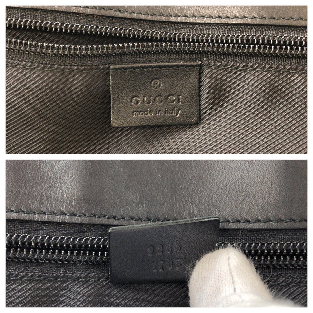 GUCCI Tote Bag 92563 canvas black
