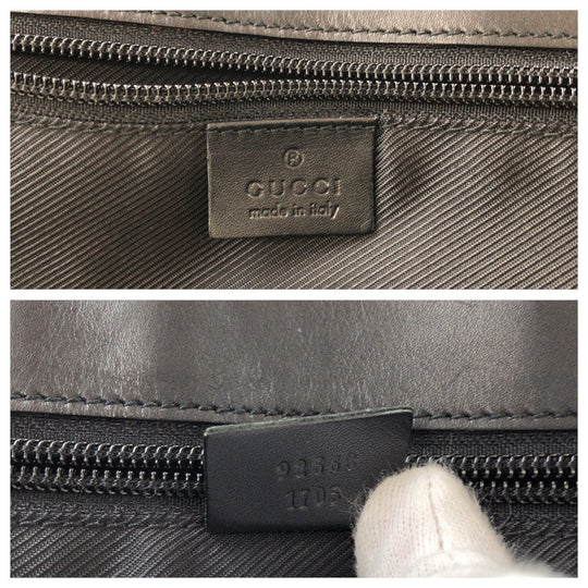 GUCCI Tote Bag 92563 canvas black