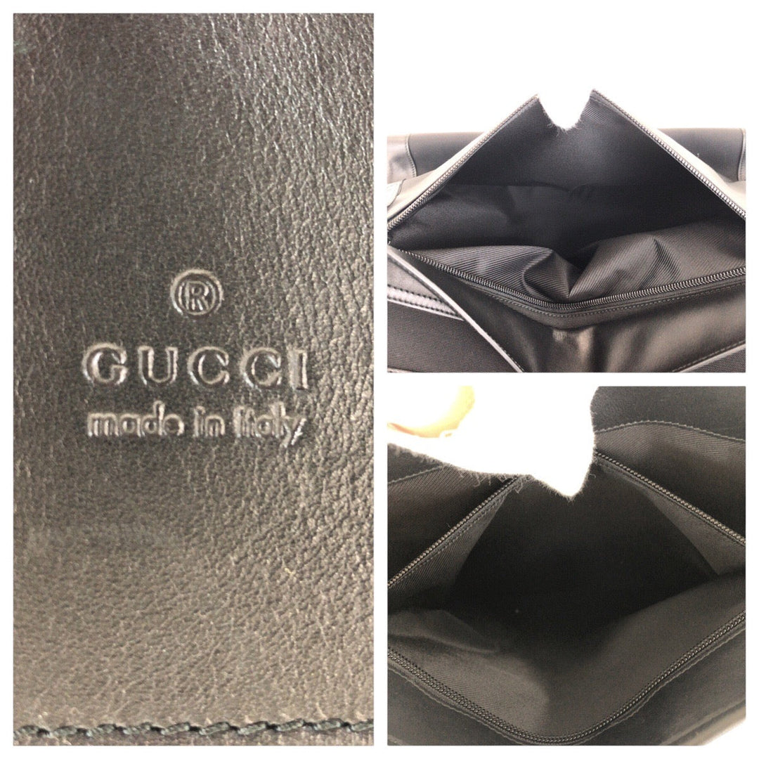 GUCCI Tote Bag 92563 canvas black