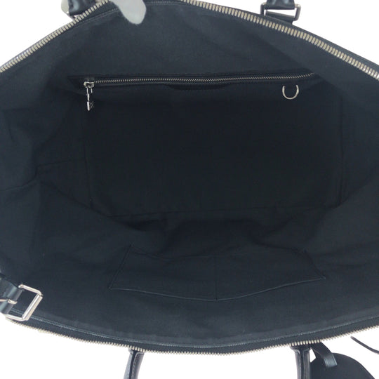 LOUIS VUITTON Boston Duffel bag N41164 PVC Black Black Gray SilverMetal Boston Duffel bag Shoulder Bag 2way Damier Graphite Neo Greenwich mens(Unisex) Used Authentic
