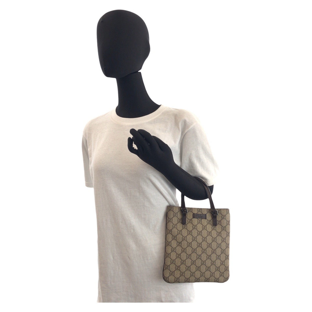 GUCCI Tote Bag 114600 GG Supreme Canvas Beige brown