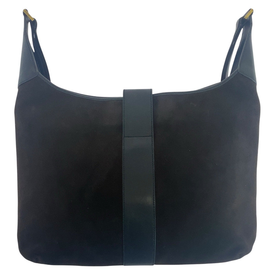 GUCCI Shoulder Bag 001 4067 Suede, Leather Brown Gold Metal Duonisos Women(Unisex) Used Authentic